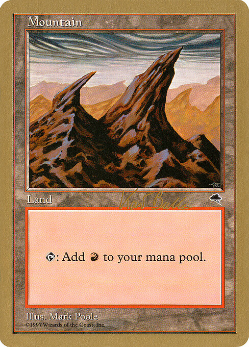Mountain (WC99 kb344) [World Championship Decks 1999]