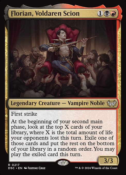 Florian, Voldaren Scion (DSC 217) [Duskmourn: House of Horror Commander]