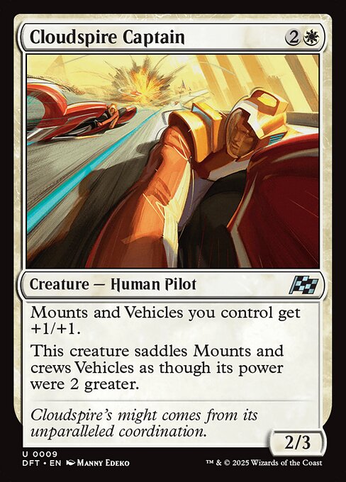 Cloudspire Captain (DFT 9) [Aetherdrift]