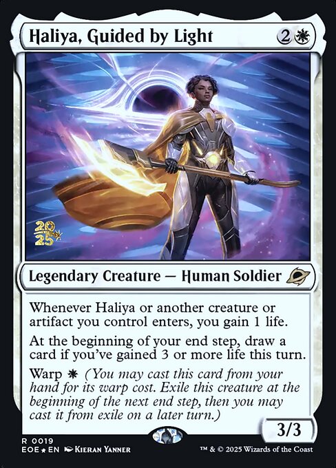 Haliya, Guided by Light (PEOE 19s) [Edge of Eternities Promos]