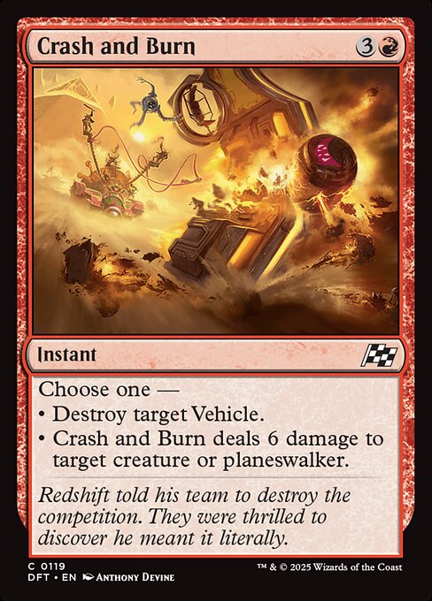 Crash and Burn (DFT 119) [Aetherdrift]