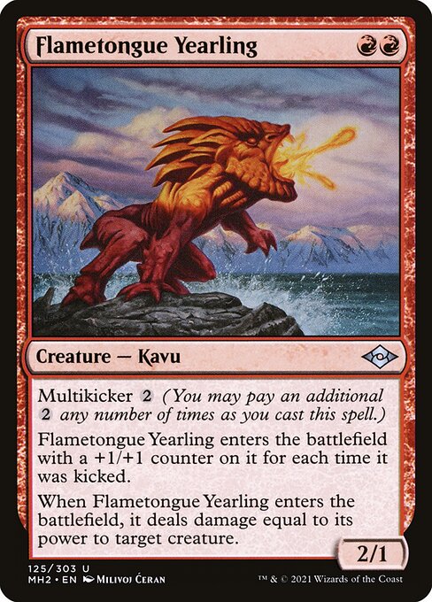 Flametongue Yearling (MH2 125) [Modern Horizons 2]