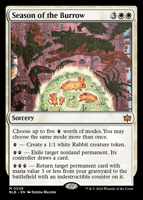 Season of the Burrow (BLB 29) [Bloomburrow]