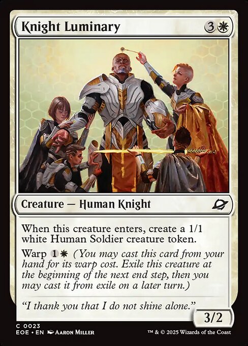 Knight Luminary (EOE 23) [Edge of Eternities]