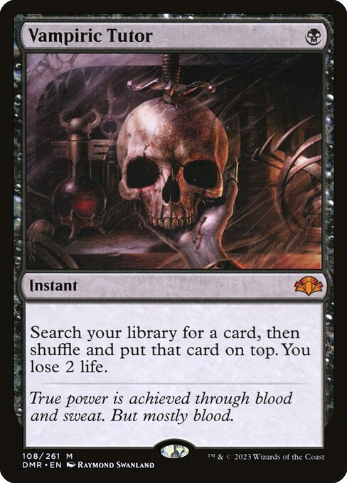 Vampiric Tutor (DMR 108) [Dominaria Remastered]