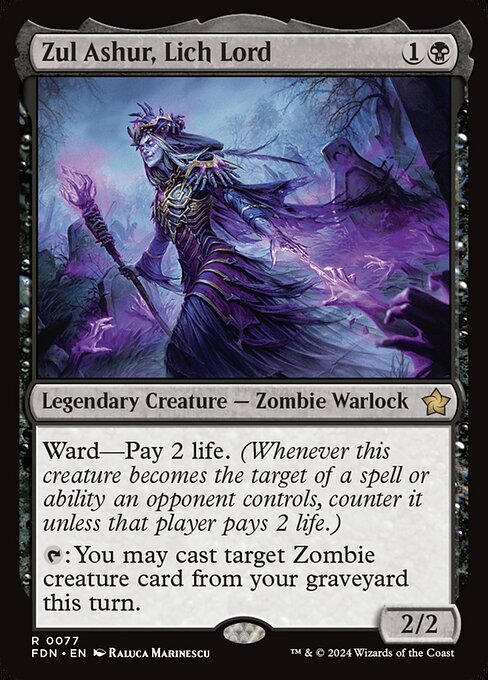Zul Ashur, Lich Lord (FDN 77) [Foundations]