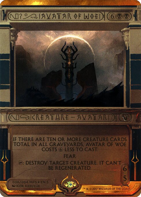 Avatar of Woe (MP2 38) [Amonkhet Invocations]
