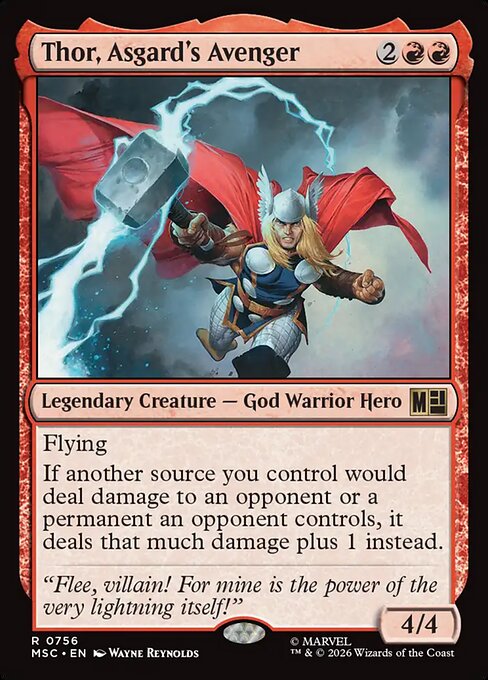 Thor, Asgard's Avenger (MSC 756) [Marvel Super Heroes Commander]