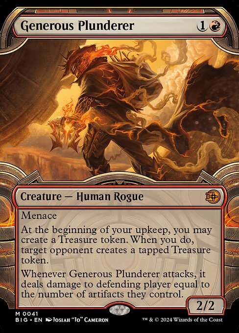 Generous Plunderer (Showcase) (BIG 41) [The Big Score]