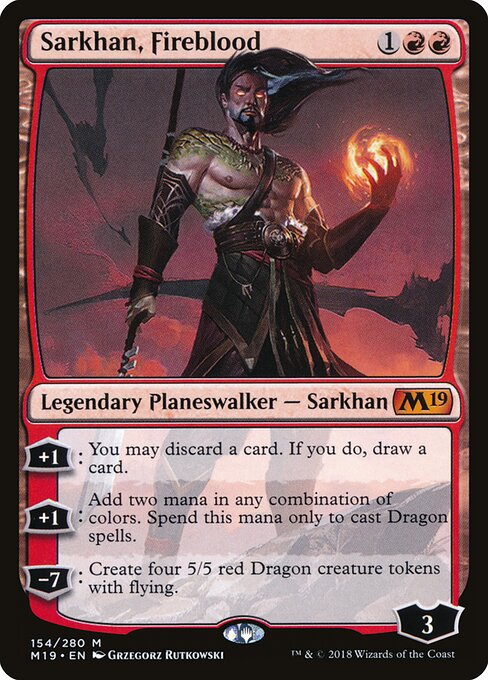 Sarkhan, Fireblood (M19 154) [Core Set 2019]