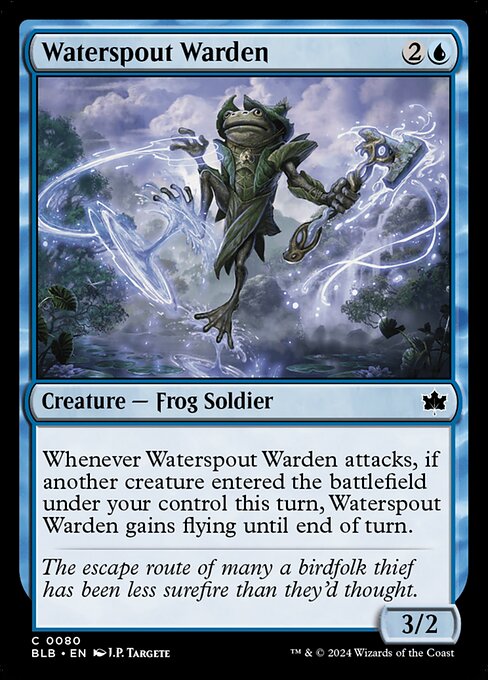 Waterspout Warden (BLB 80) [Bloomburrow]