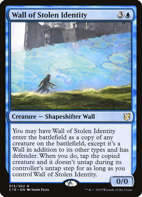 Wall of Stolen Identity (C19 13) [Commander 2019]