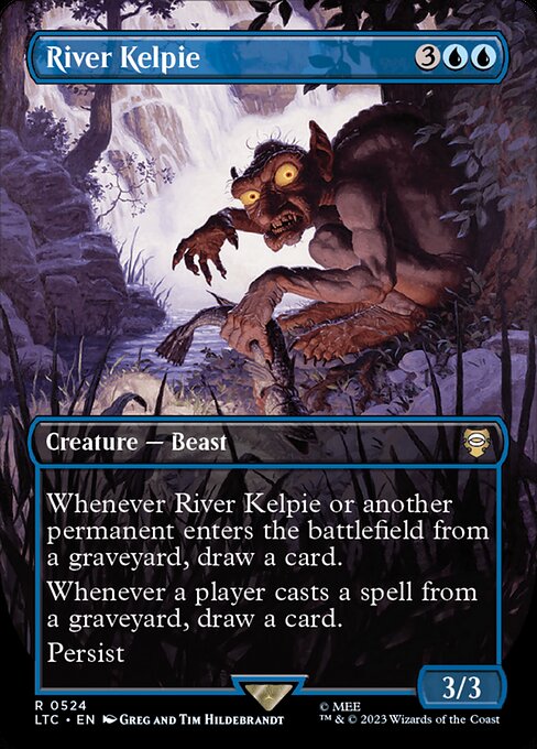 River Kelpie (Borderless · Full Art) (LTC 524) [Tales of Middle-earth Commander]