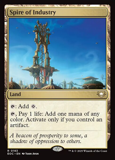 Spire of Industry (EOC 183) [Edge of Eternities Commander]