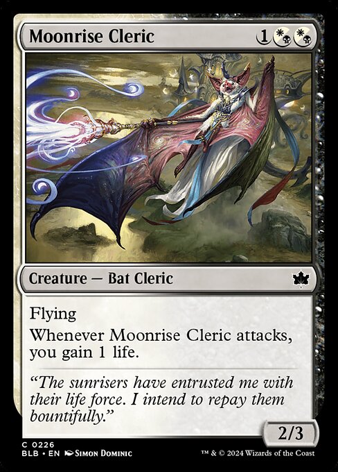 Moonrise Cleric (BLB 226) [Bloomburrow]