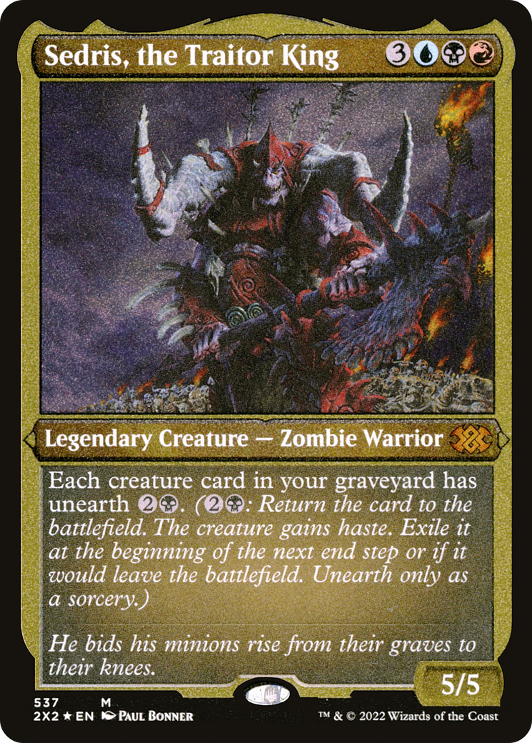 Sedris, the Traitor King (Foil Etched) [Double Masters 2022]
