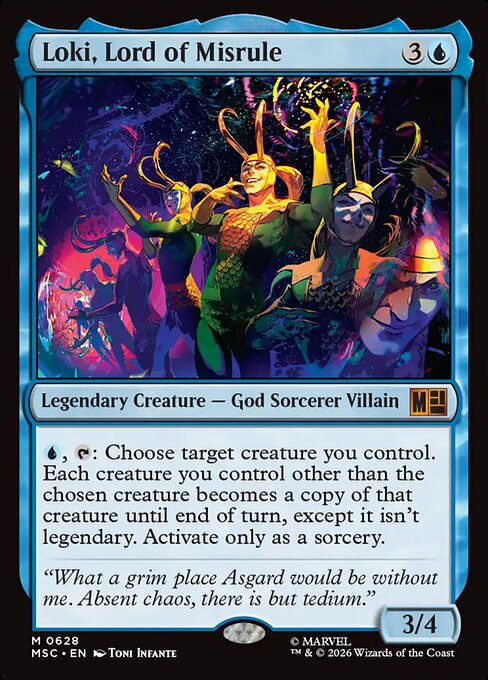 Loki, Lord of Misrule (MSC 628) [Marvel Super Heroes Commander]