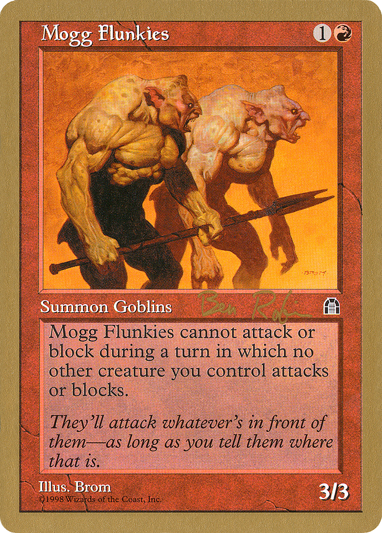 Mogg Flunkies (Ben Rubin) [World Championship Decks 1998]