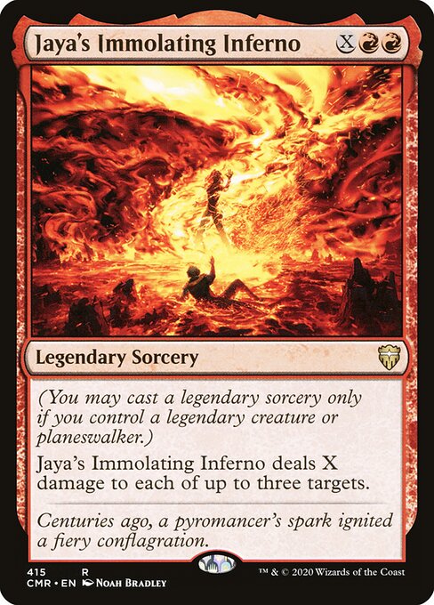 Jaya's Immolating Inferno (CMR 415) [Commander Legends]