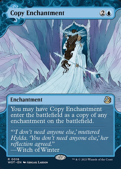 Copy Enchantment (Borderless · Showcase) (WOT 16) [Wilds of Eldraine: Enchanting Tales]