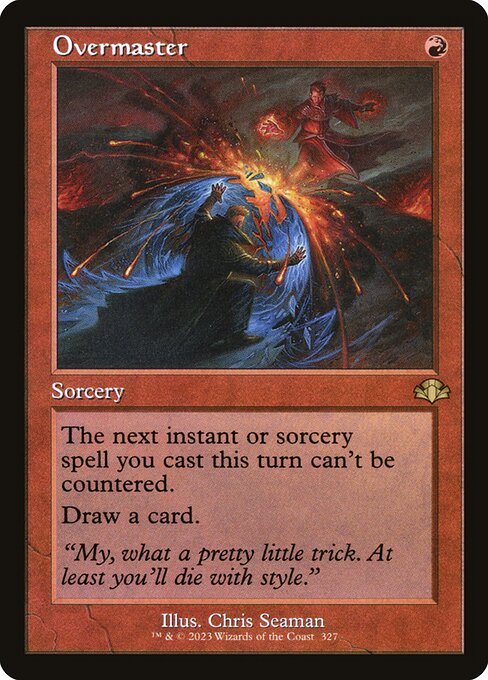 Overmaster (Retro Frame) (DMR 327) [Dominaria Remastered]