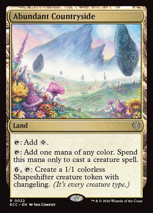 Abundant Countryside (ECC 22) [Lorwyn Eclipsed Commander]