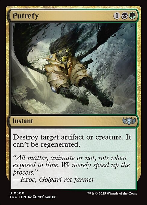 Putrefy (TDC 300) [Tarkir: Dragonstorm Commander]