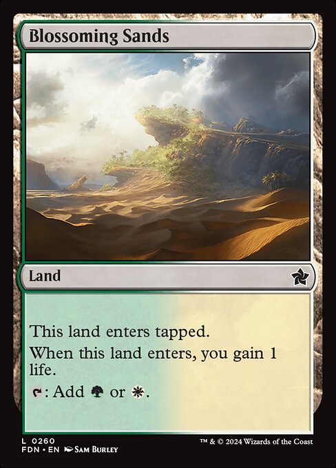 Blossoming Sands (FDN 260) [Foundations]