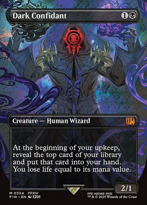 Dark Confidant (Borderless · Full Art) (FIN 334) [Final Fantasy]