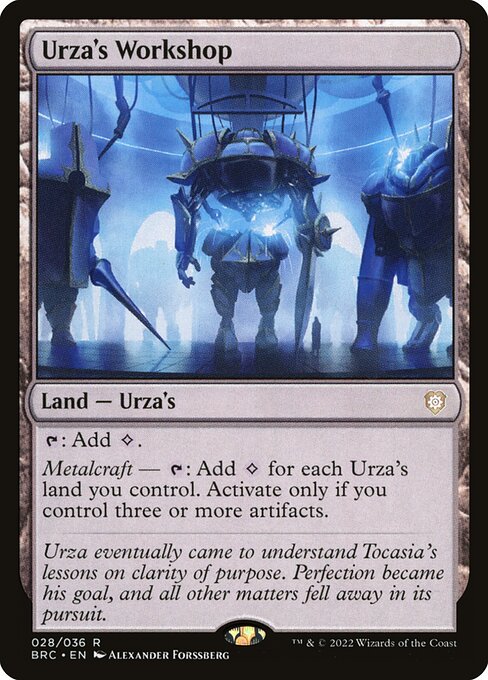 Urza's Workshop (BRC 28) [The Brothers' War Commander]