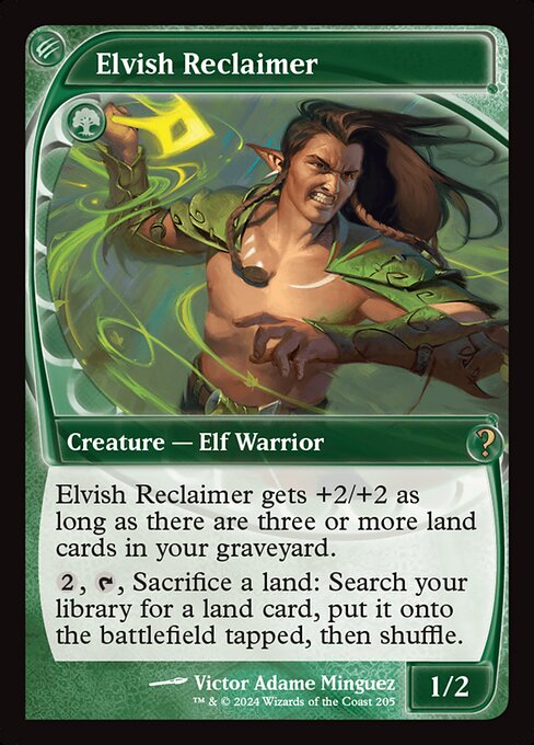 Elvish Reclaimer (MB2 205) [Mystery Booster 2]