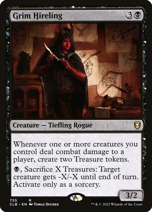 Grim Hireling (CLB 755) [Commander Legends: Battle for Baldur's Gate]