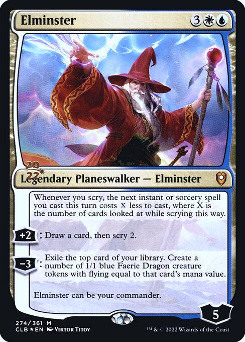 Elminster (PCLB 274s) [Battle for Baldur's Gate Promos]