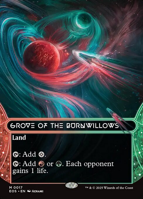 Grove of the Burnwillows (Borderless) (EOS 17) [Edge of Eternities: Stellar Sights]