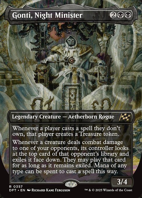 Gonti, Night Minister (Borderless) (DFT 357) [Aetherdrift]