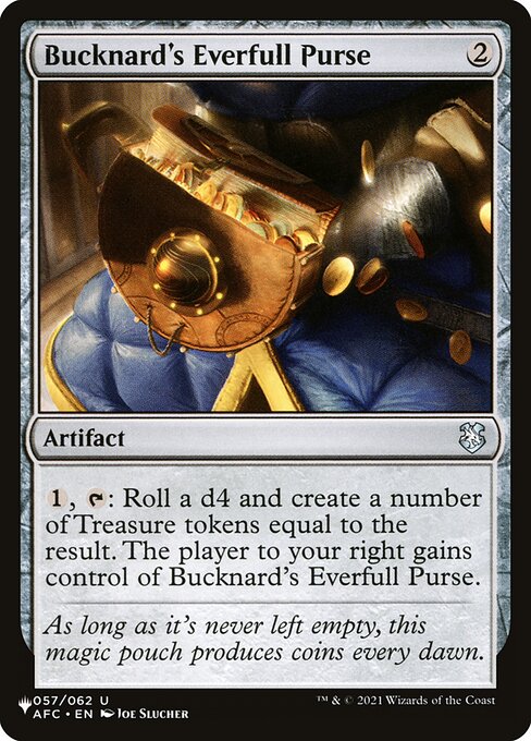 Bucknard's Everfull Purse (PLST AFC-57) [The List]