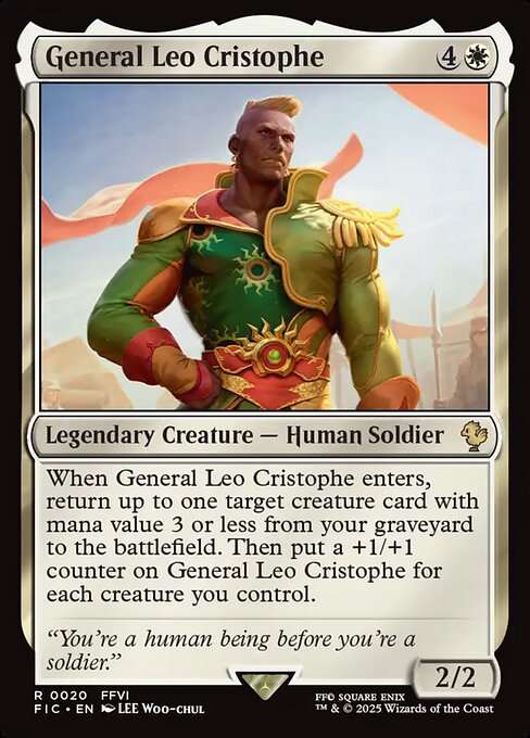 General Leo Cristophe (FIC 20) [Final Fantasy Commander]