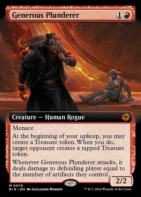 Generous Plunderer (Extended Art) (BIG 76) [The Big Score]