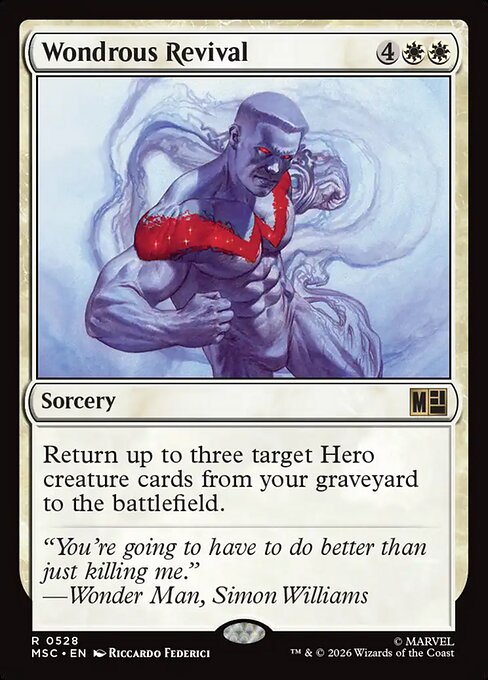 Wondrous Revival (MSC 528) [Marvel Super Heroes Commander]