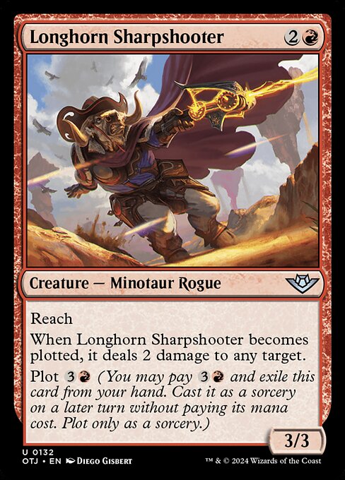 Longhorn Sharpshooter (OTJ 132) [Outlaws of Thunder Junction]