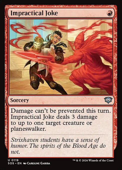 Impractical Joke (SOS 119) [Secrets of Strixhaven]