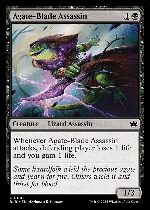 Agate-Blade Assassin (BLB 82) [Bloomburrow]