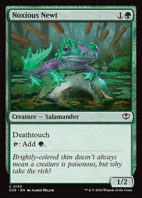 Noxious Newt (SOS 155) [Secrets of Strixhaven]