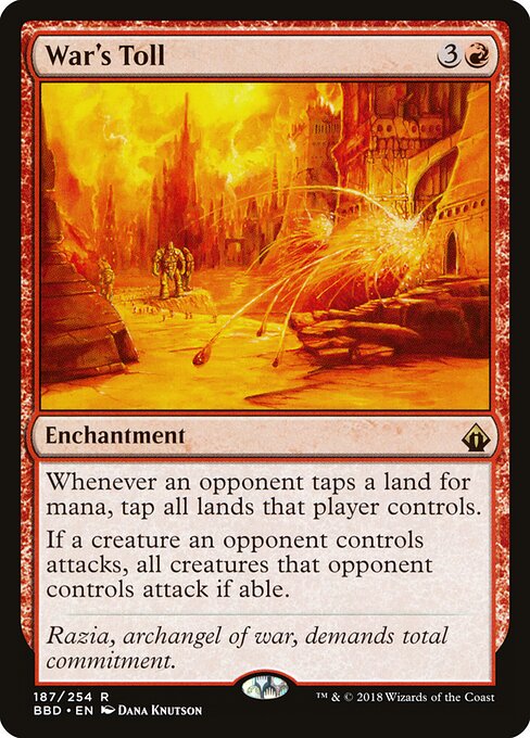 War's Toll (BBD 187) [Battlebond]