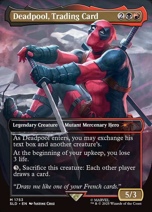 Deadpool, Trading Card (SLD 1753) [Secret Lair Drop]