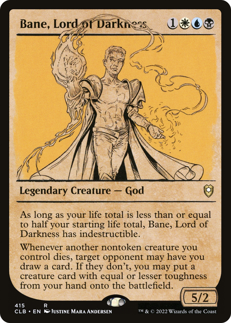 Bane, Lord of Darkness (Showcase) [Commander Legends: Battle for Baldur's Gate]