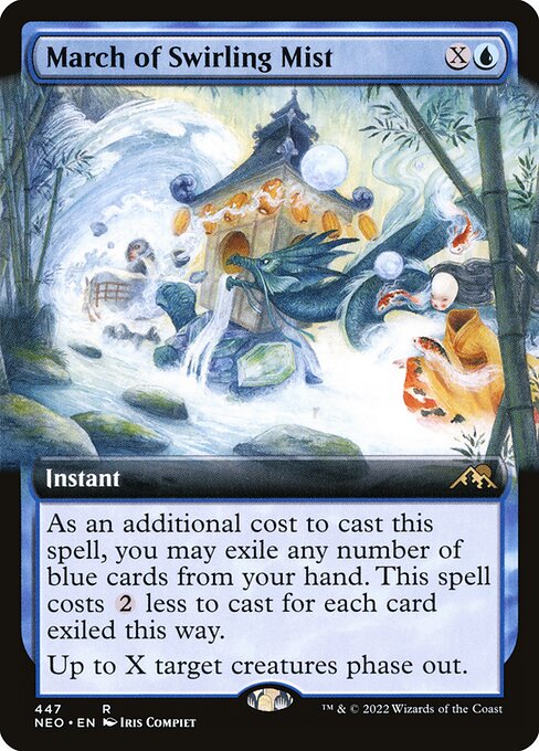 March of Swirling Mist (NEO 447) [Kamigawa: Neon Dynasty]