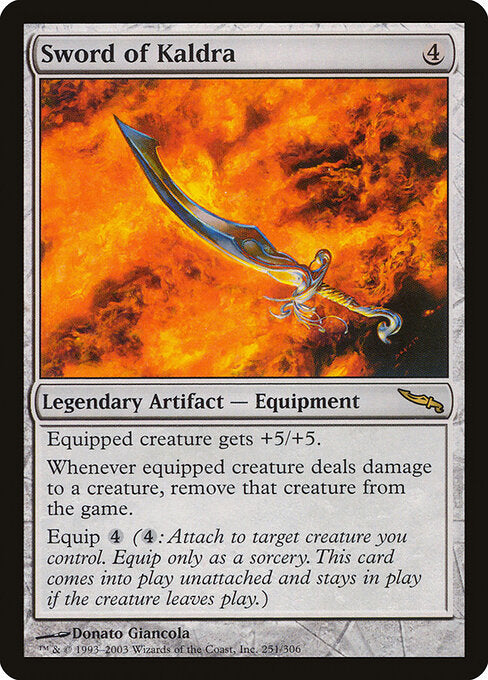 Sword of Kaldra (MRD 251) [Mirrodin]