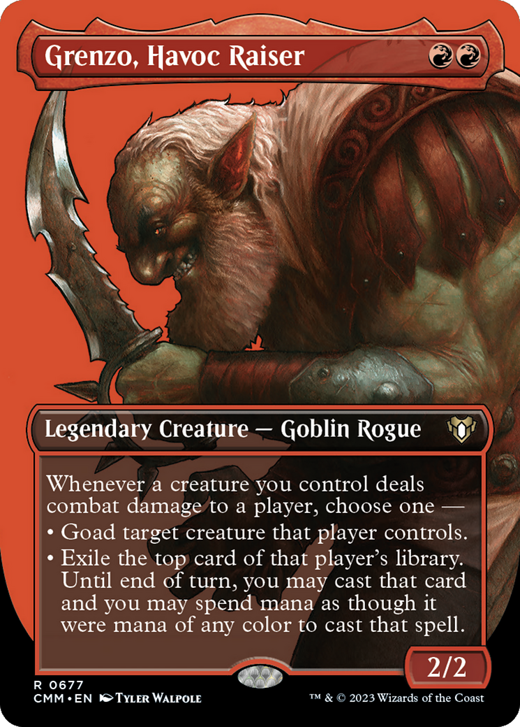 Grenzo, Havoc Raiser (Borderless Profile) [Commander Masters]