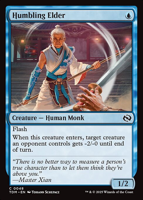 Humbling Elder (TDM 48) [Tarkir: Dragonstorm]